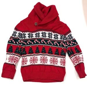 3T Children’s Place Red Holiday Christmas Sweater
